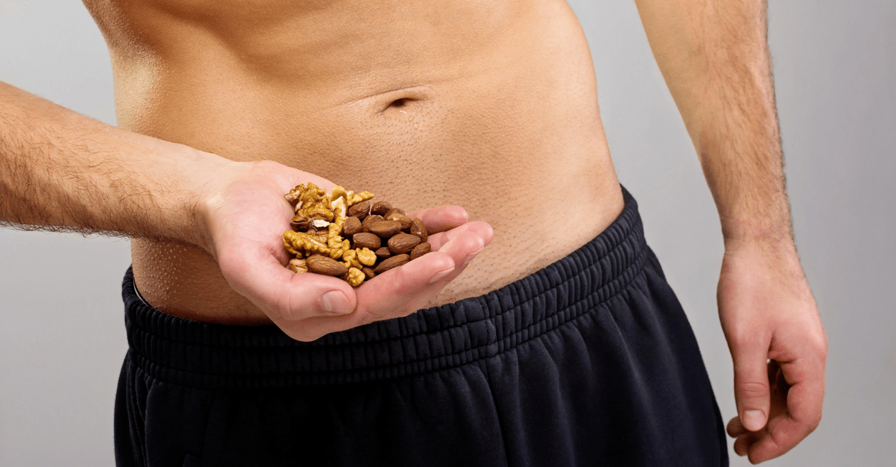 The man who eats nuts increases his potency